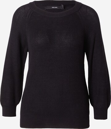 VERO MODA - Pullover 'NEW LEX SUN' em preto: frente