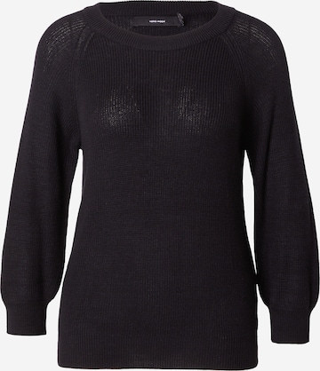 VERO MODA Sweater 'NEW LEX SUN' in Black: front