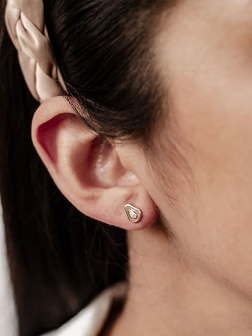 Hey Happiness - Pendientes 'Avocado Joy' en oro