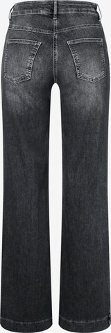 MAC Wide Leg Jeans in Schwarz