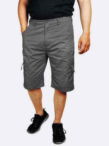 normani Regular Shorts 'Valley' in Grau: Vorderseite
