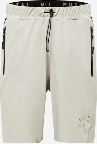 MOROTAIregular Sportske hlače 'High Performance 3.0' - siva boja: prednji dio
