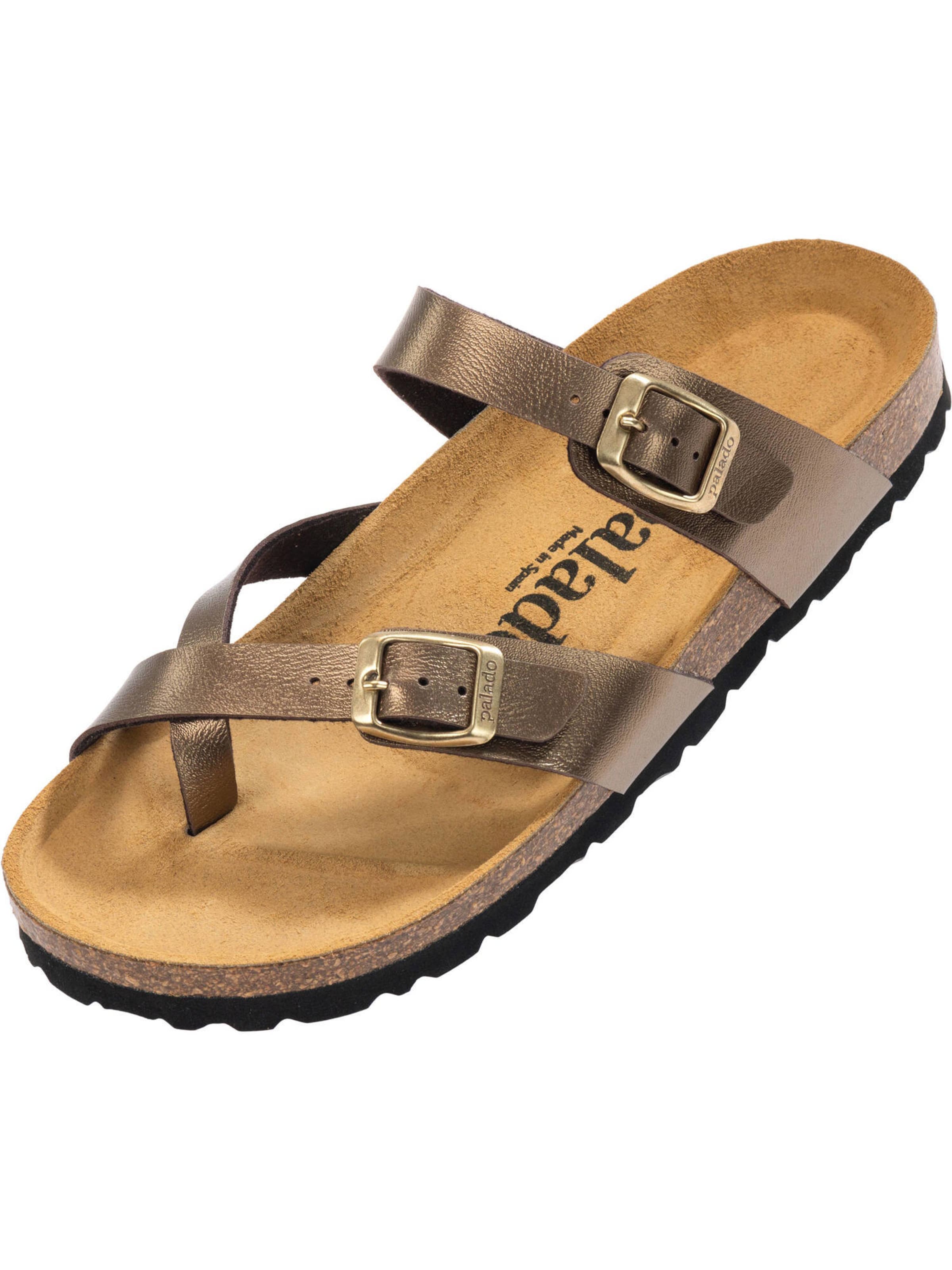 Infradito 'Cres' di Palado in bronzo: frontale