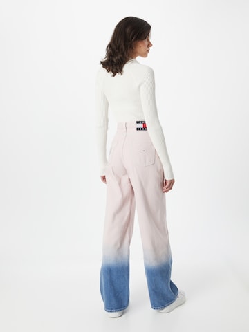 Tommy Jeans Široke hlačnice Kavbojke 'CLAIRE' | bela barva