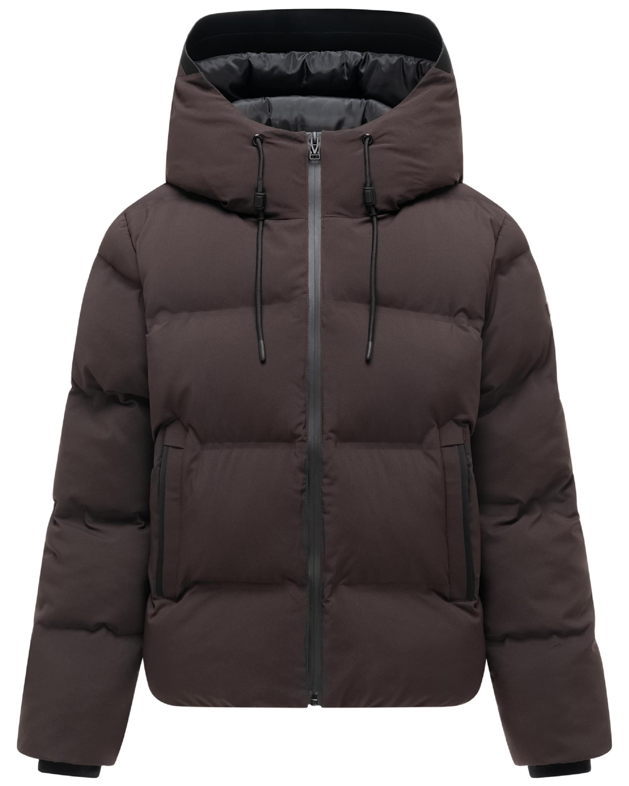 MARIKOO Winterjas 'Paddie 16' in Bruin: voorkant