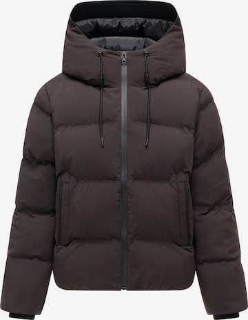 MARIKOO Winter jacket 'Paddie 16' in Brown: front