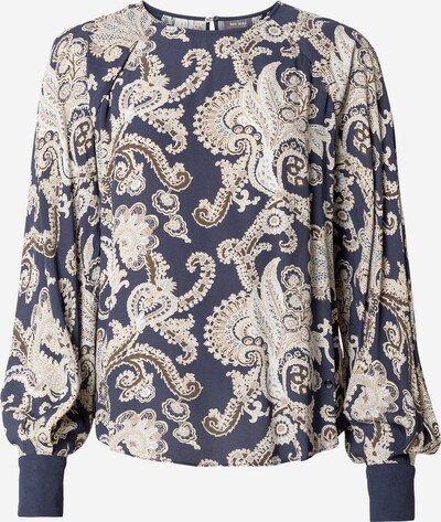MOS MOSH Bluse 'Urika Persia' in beige / navy, Produktansicht
