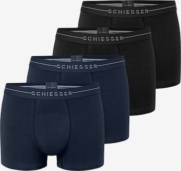 SCHIESSER Boxershorts 'Cotton Flex' in Schwarz: Vorderseite