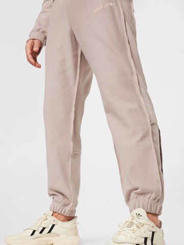 ADIDAS ORIGINALS Tapered Pants 'Loopback' in Grey