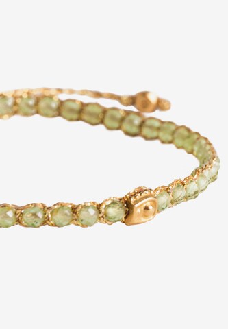 Samapura Jewelry Bracelet 'Peridot' in Gold