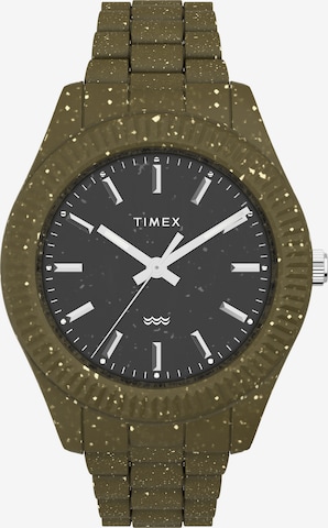 TIMEX Analoog horloge in Groen: voorkant