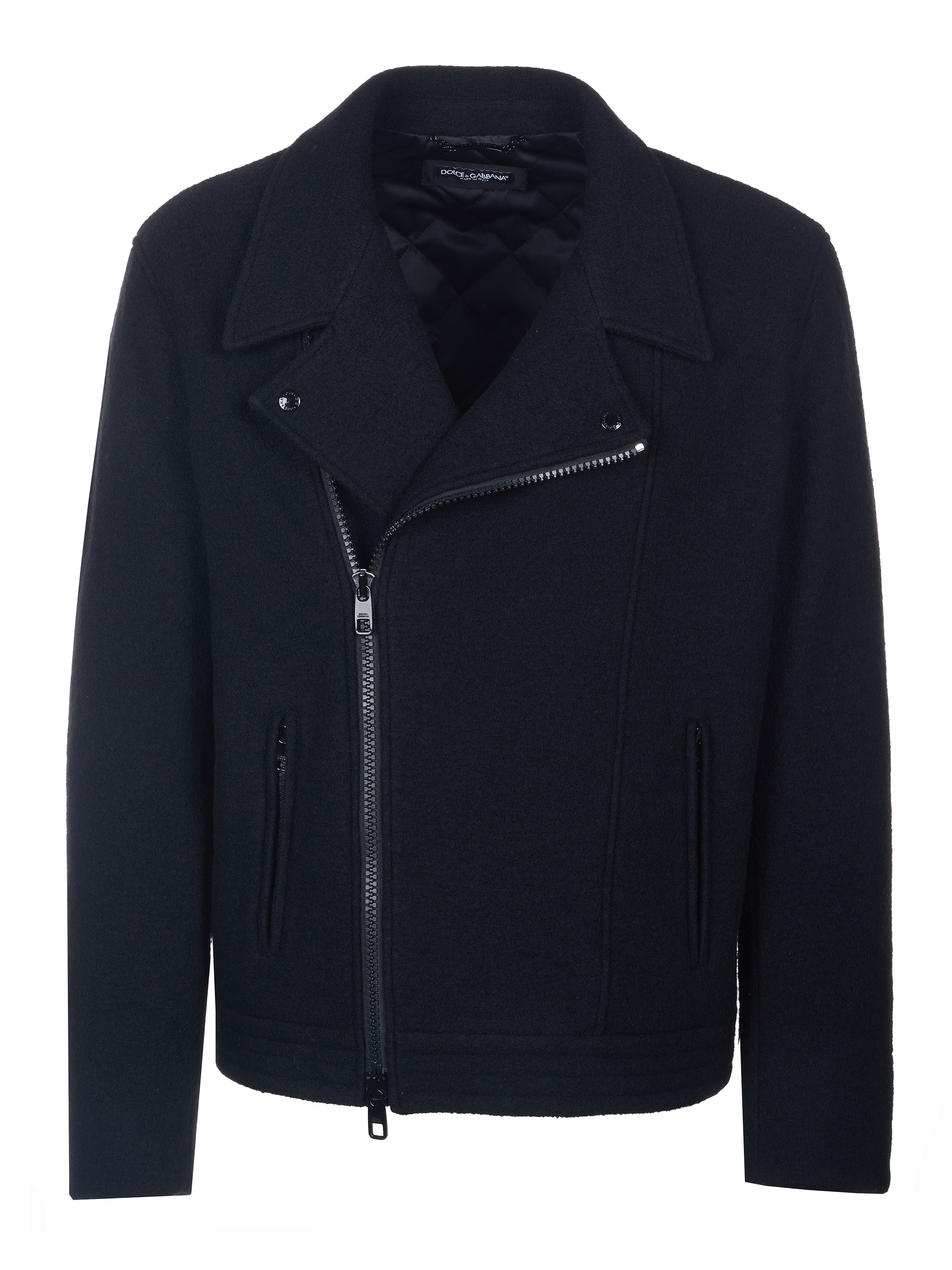 DOLCE & GABBANA Between-Season Jacket 'Dolce & Gabbana Bikerjacke' in S in Black, Item view