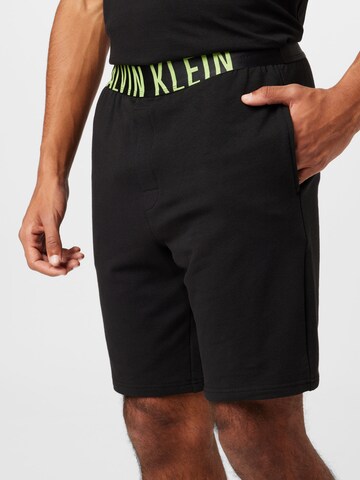 Calvin Klein Underwear Štandardný strih Pyžamové nohavice 'Intense Power' - Čierna