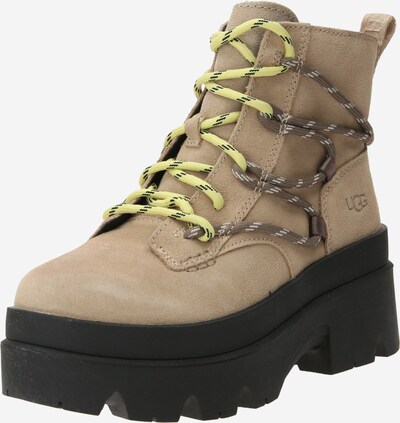 UGG Lace-up bootie 'BRISBANE' in Brown / Cappuccino / Yellow, Item view