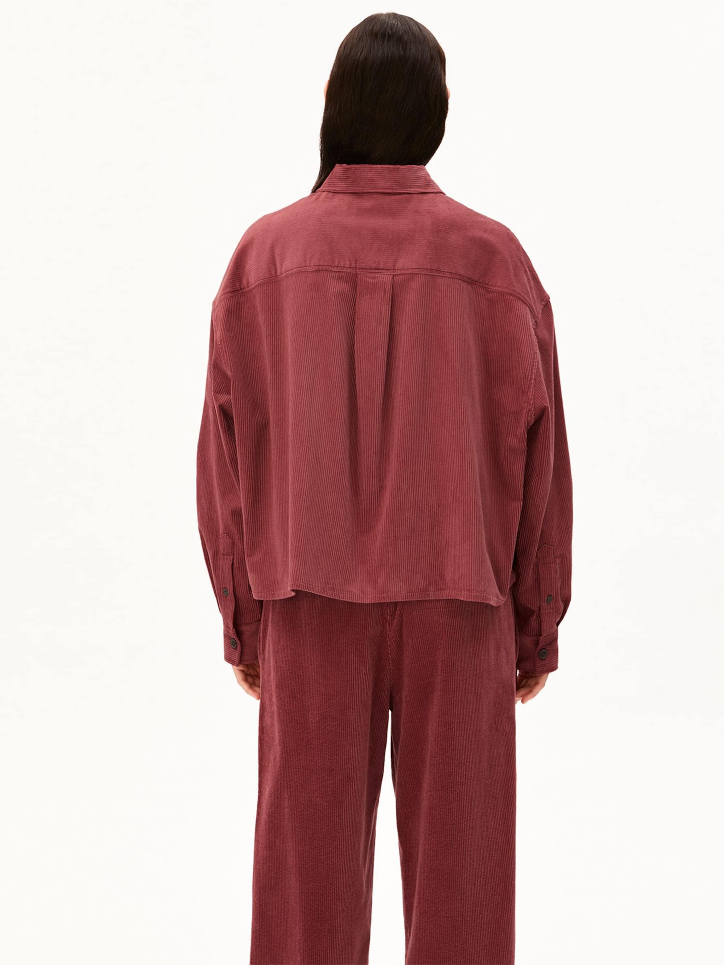 ARMEDANGELS Blouse in Rood: terug