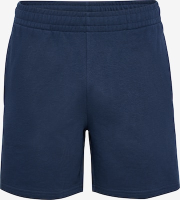 Hummel Regular Shorts 'Pulse' in Blau: Vorderseite