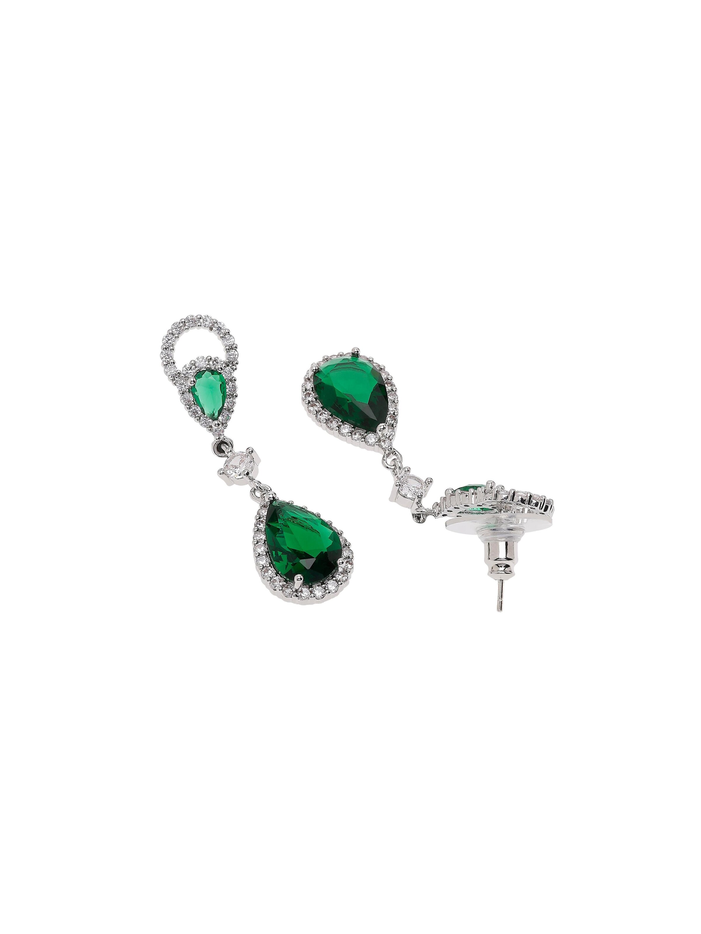 AVANT-GARDE PARIS - Pendientes 'Katarinala' en verde