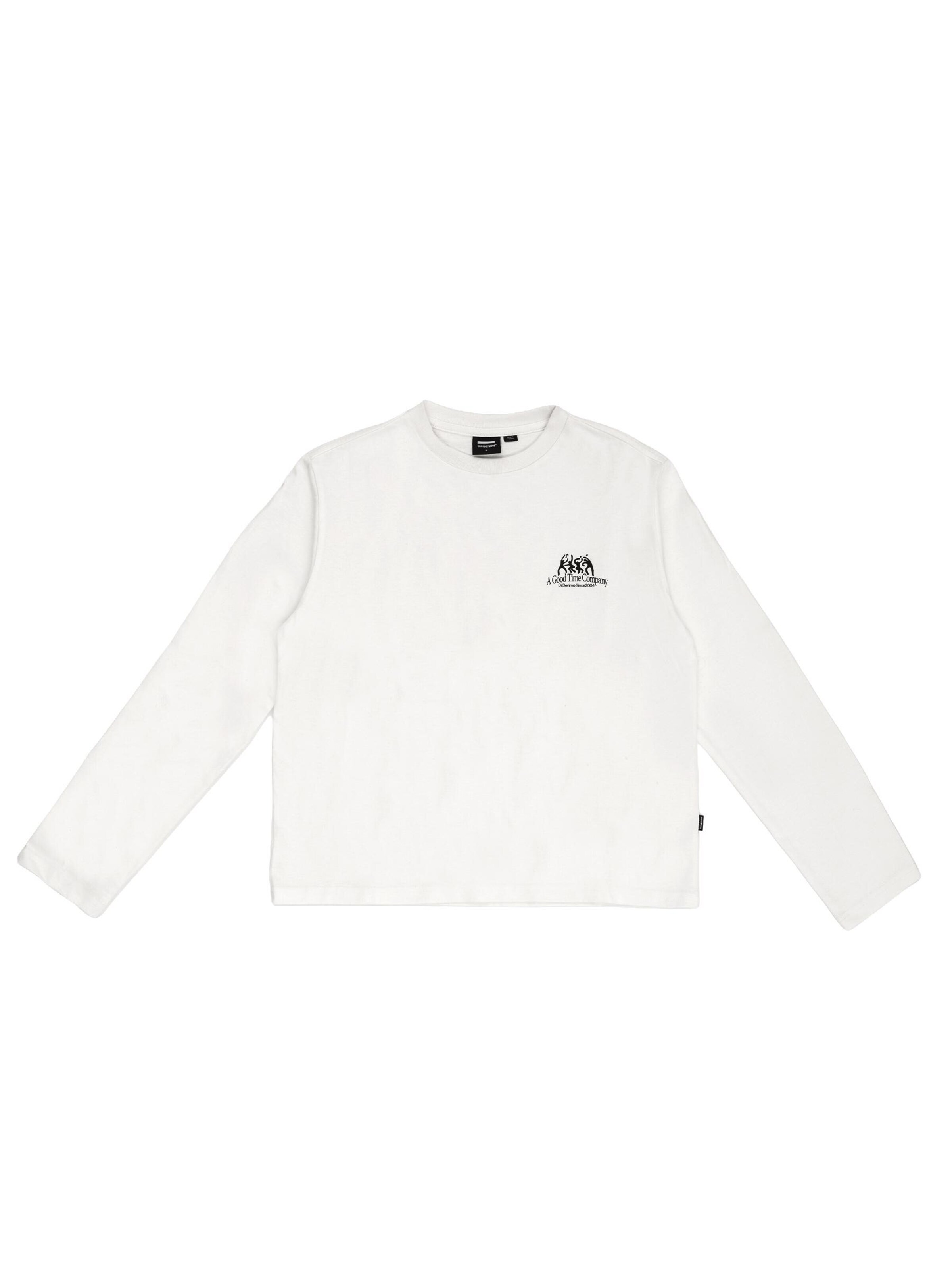 Dr. Denim Shirt 'Kath Longsleeve Top'‌‌‌‌ in Weiß: Vorderseite