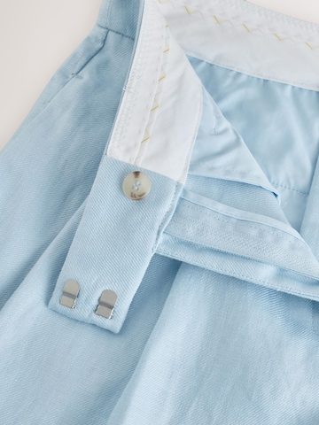 Wide Leg Pantalon à pince 'N. Premium' Next en bleu