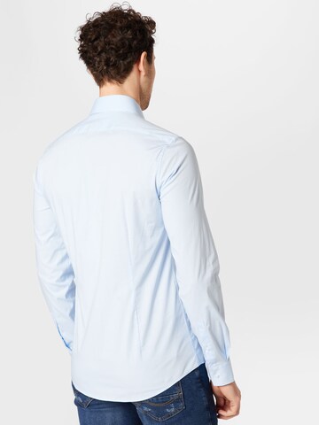 Calvin Klein Slim fit Zakelijk overhemd in Blauw