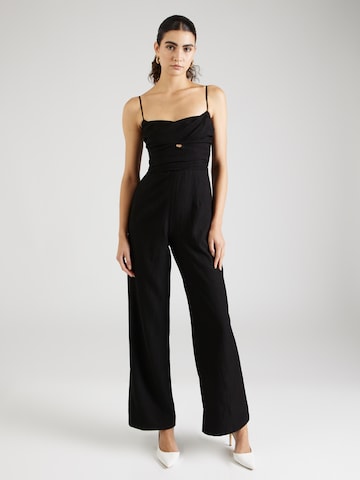 Misspap Jumpsuit in Zwart: voorkant