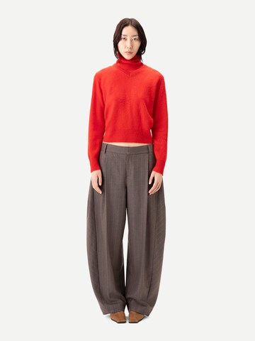 GOBI Cashmere Pullover 'Dual'‌‌ in Rot