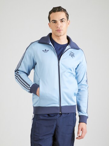 Veste de survêtement 'Argentina Anniversary' ADIDAS PERFORMANCE en bleu : devant
