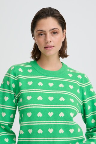 ICHI Sweater 'IHBrielle' in Green