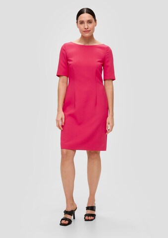 Robe s.Oliver BLACK LABEL en rose : devant