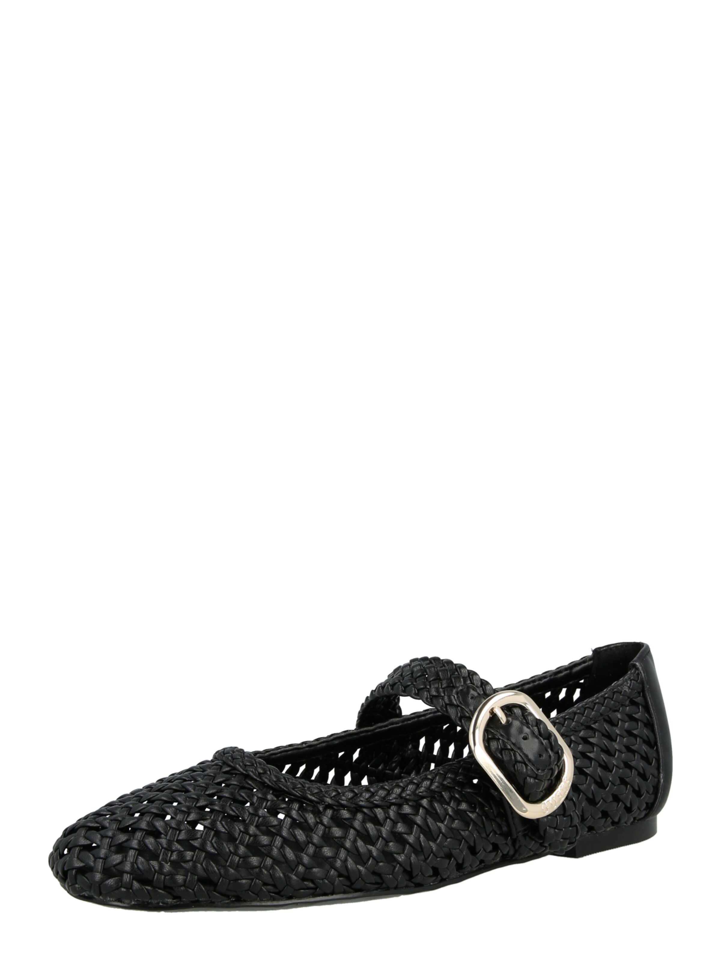 GUESS Ballet Flats in Black: front