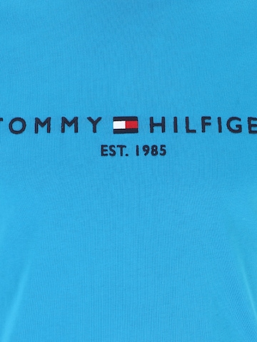 TOMMY HILFIGER Rovný strih Tričko - Modrá