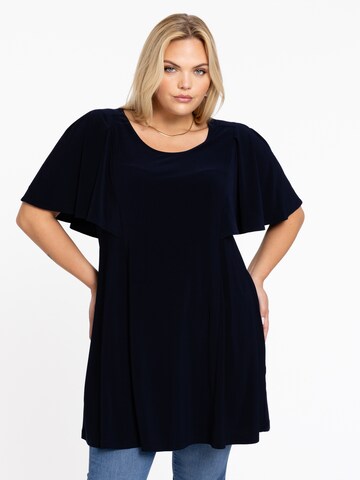 YOEK Tunic in Blue: front