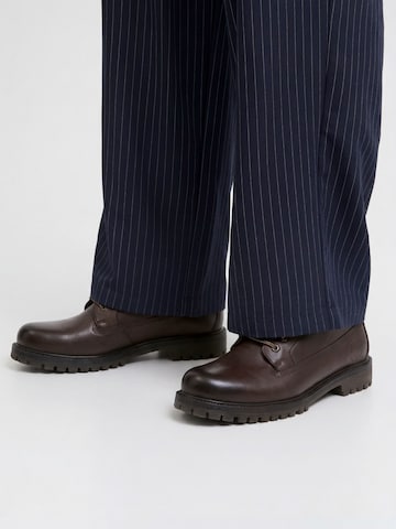 JACK & JONES - Botas con cordones 'JFWMONTANA' en marrón