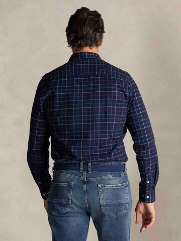 NZA New Zealand Auckland Regular fit Overhemd 'Bruce Waihi' in Blauw