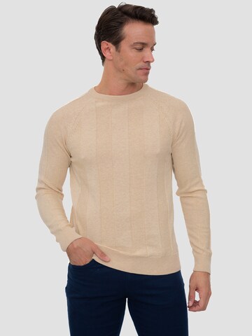 Sir Raymond Tailor Sweater 'London' in Beige: front