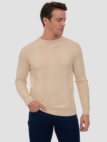 Pullover 'London' di Sir Raymond Tailor in beige: frontale
