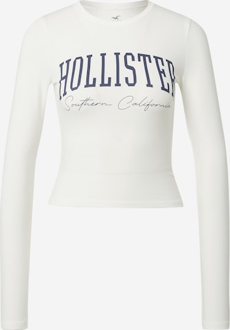 HOLLISTER Tričko – bílá: přední strana
