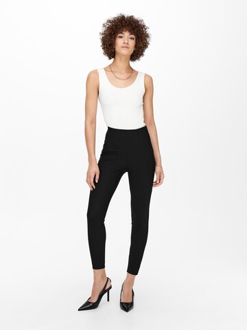 ONLY Skinny Leggings 'Heat' in Schwarz