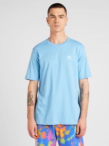 ADIDAS ORIGINALS Shirt 'Trefoil Essentials' in Blue: front