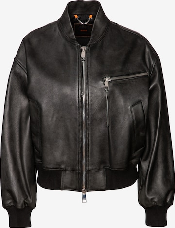 BOSS Orange Between-Season Jacket ' C_Sayura ' in Black: front