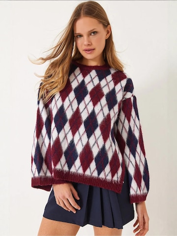 Pull-over 'Pullover' Bianco Lucci en rouge : devant