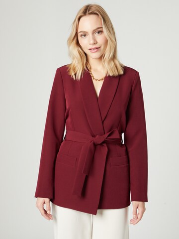 Guido Maria Kretschmer Women - Blazer 'Charlotte' em vermelho: frente