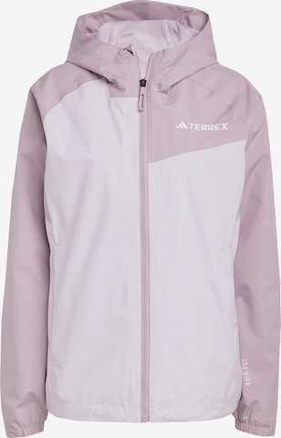Veste outdoor ADIDAS TERREX en violet : devant
