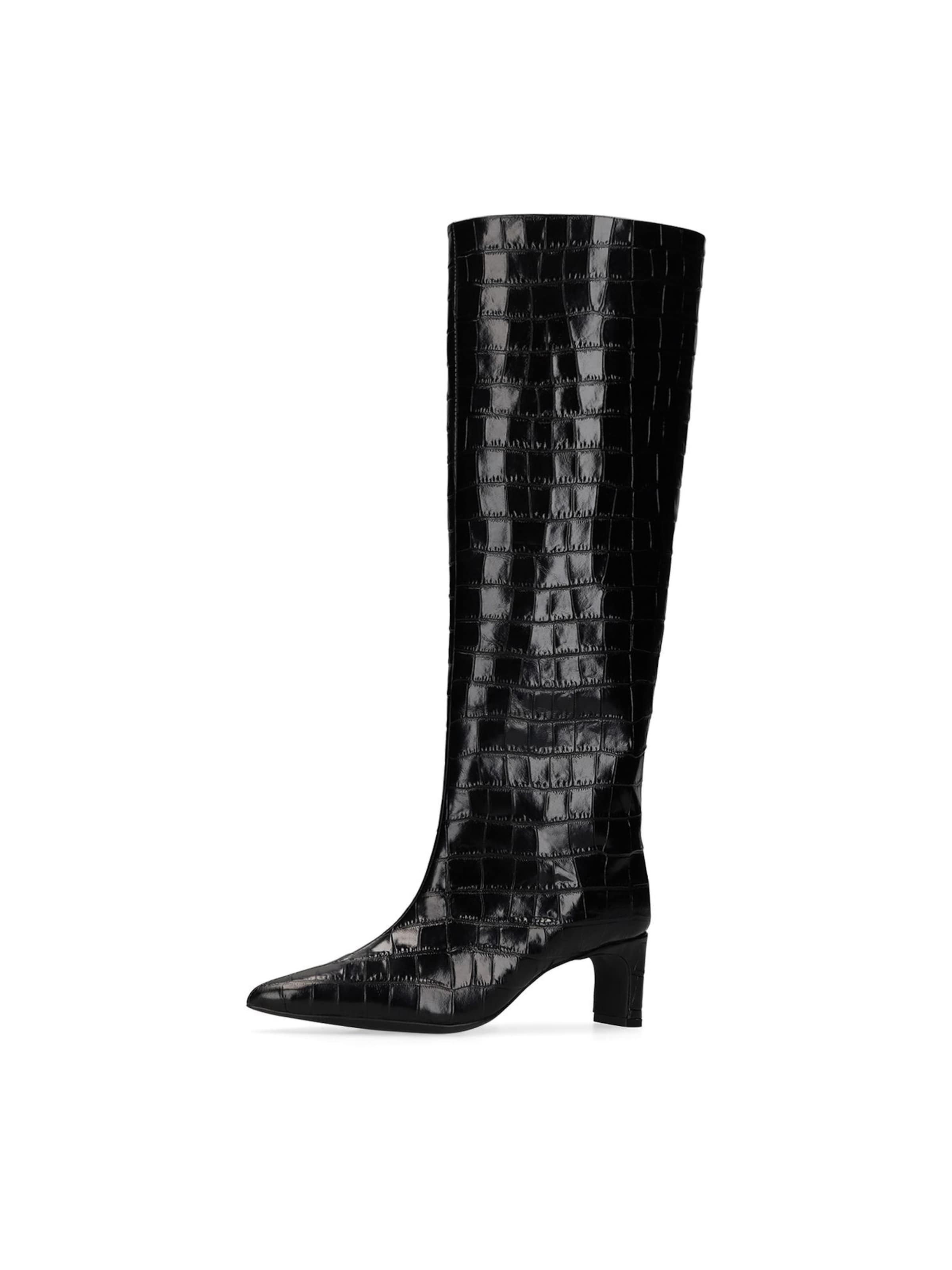 MANFIELD Bottes en 36 en noir, Vue avec produit
