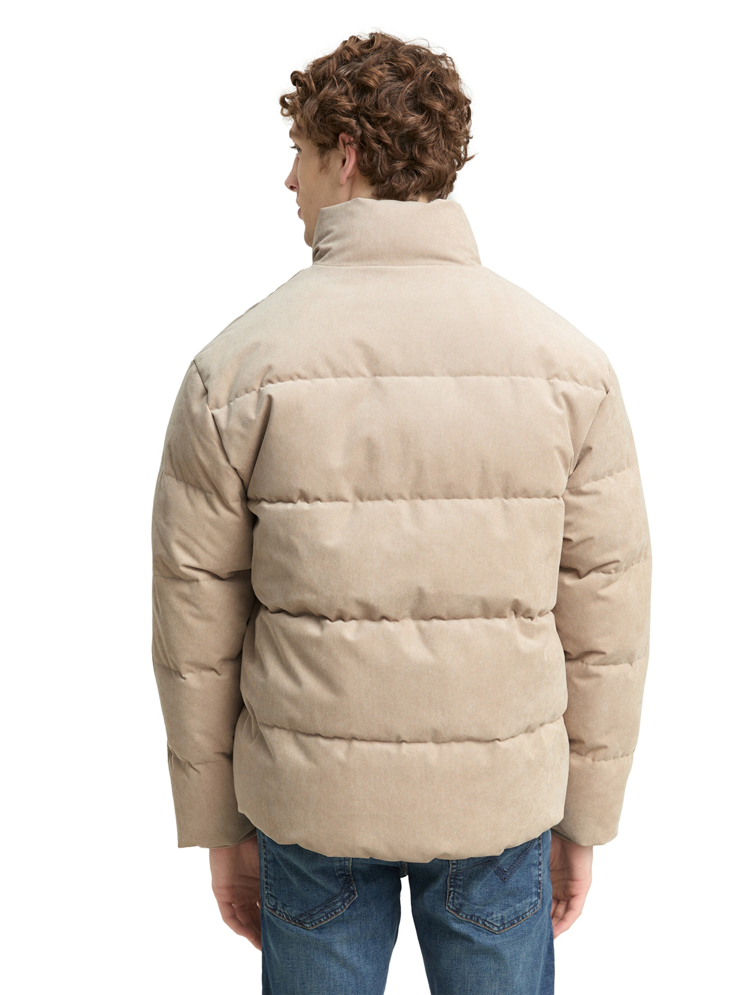 TOM TAILOR DENIM Winter jacket in Beige