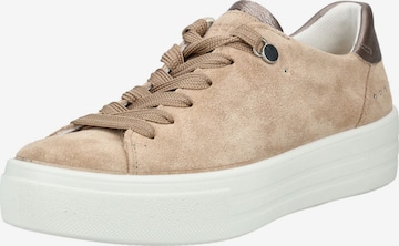 Baskets basses Legero en beige : devant