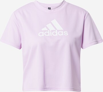 ADIDAS SPORTSWEAR Performance shirt in Purple: front