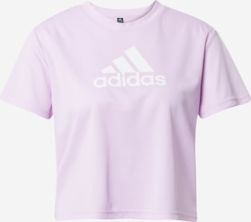 ADIDAS SPORTSWEAR Функционална тениска в лилав: отпред