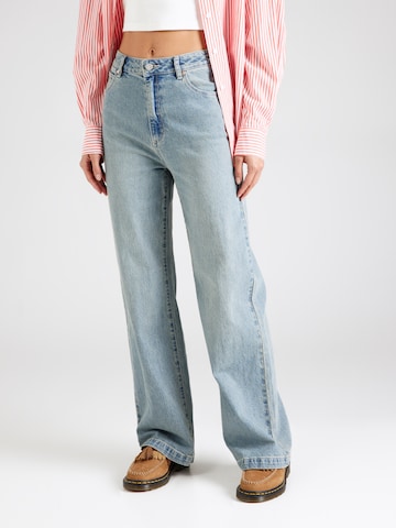 Wide leg Jeans '94 MIA' de la Abrand pe albastru: față