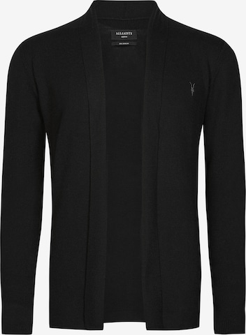 AllSaints Вязаная кофта в Черный: спереди